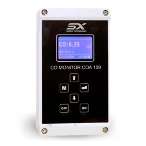 Carbon Monoxide Monitor COA109 by Serrax Technologies – Portable CO Detector for Industrial Safety